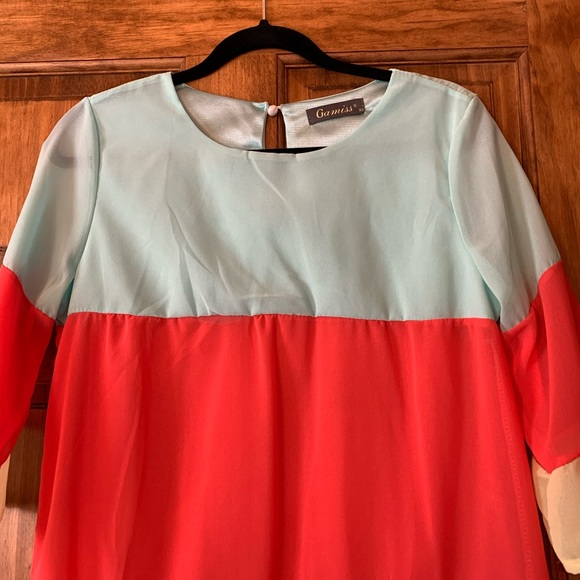 👍 ~ s*u*m*m*e*r*t*i*m*e ~ Color block dress - Picture 2 of 2